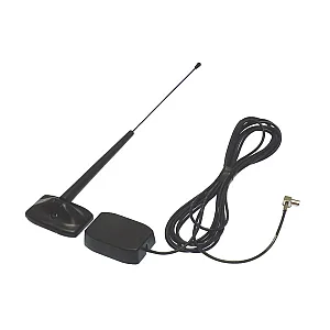 InCarTec 70-925 DAB External Glass Mount Whip Antenna +15db