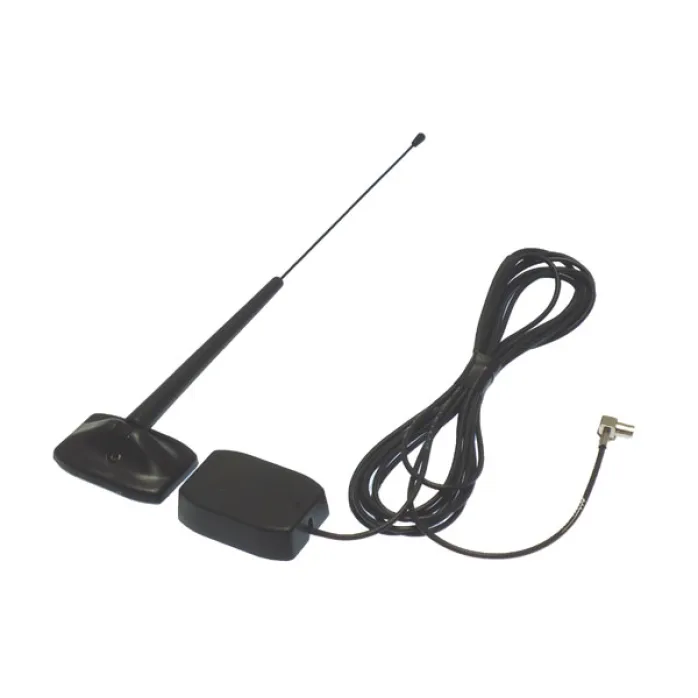 InCar Tec 70-925 DAB External Glass Mount Whip Antenna +15db