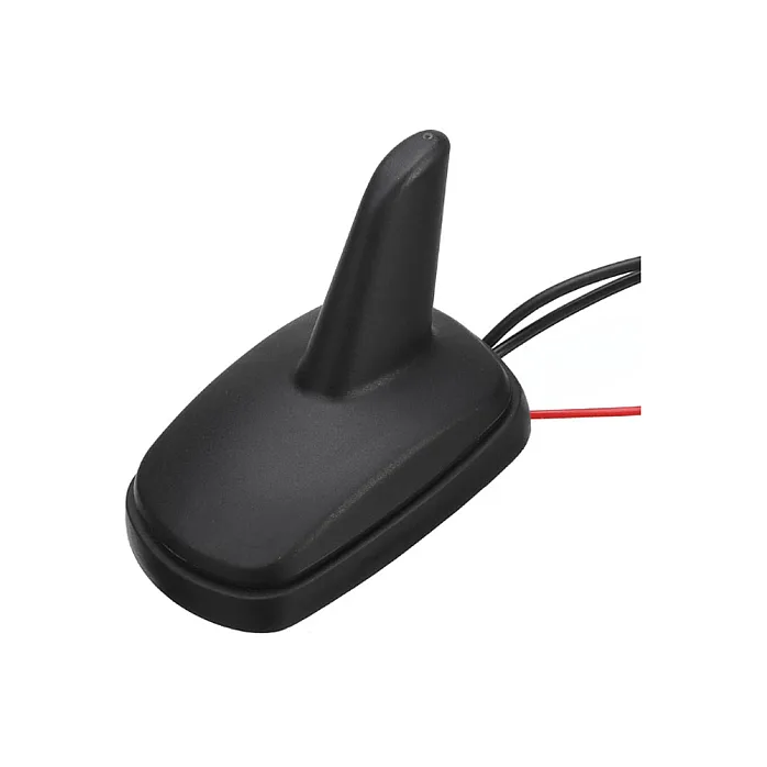 InCarTec 70-931 DAB+ / FM and AM Vehicle Roof Mount Shark Fin Aerial with 5m Cable Set