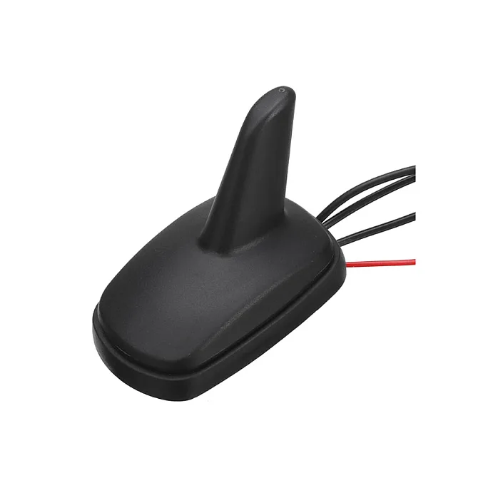 InCarTec 70-932 GPS / DAB+ / FM and AM vehicle Roof Mount Shark Fin Aerial with 5m Cable Set