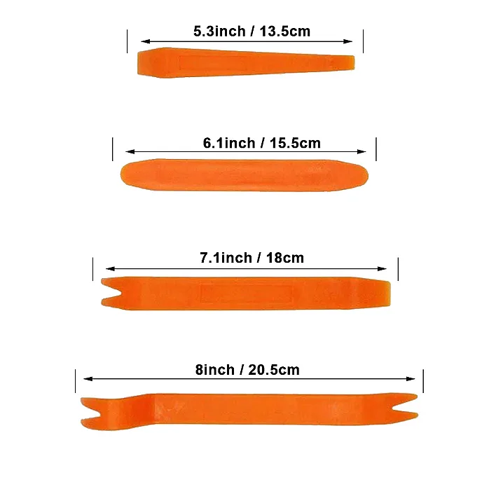 InCarTec 85-207 Dashboard Trim Tool Panel (4 Pack Assorted)