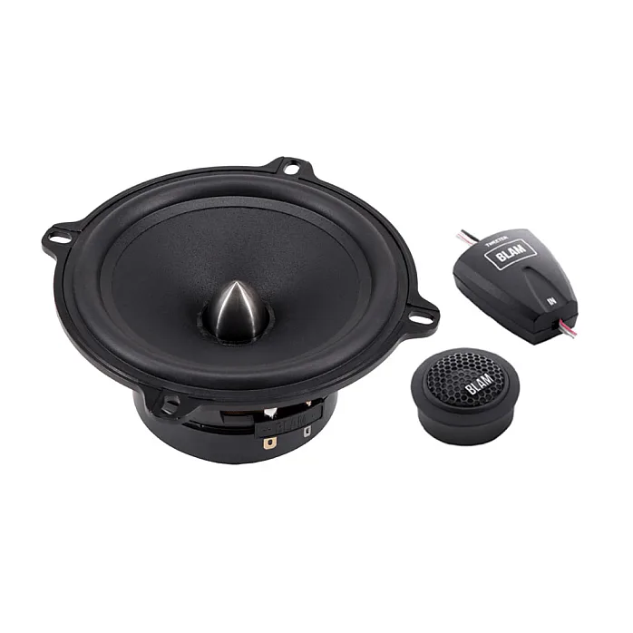 BLAM BL-130RFS 130mm (5.25") Hi-efficiency 2ohm, 2-Way Component Car Audio Speakers (PAIR)