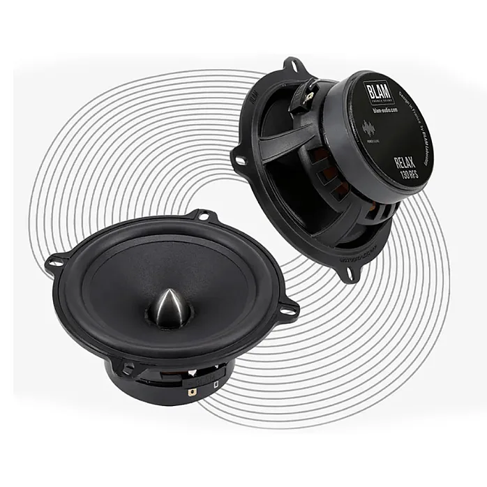 BLAM BL-130RFS 130mm (5.25") Hi-efficiency 2ohm, 2-Way Component Car Audio Speakers (PAIR)