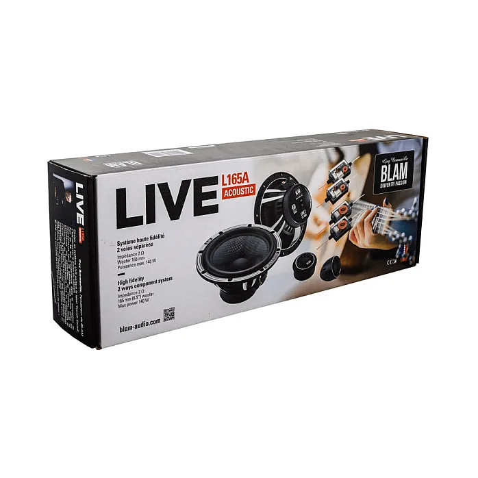 BLAM Live BL-L165-A Acoustic 165mm (6.5") 140W High Fidelity 2 Channel Component Speaker System
