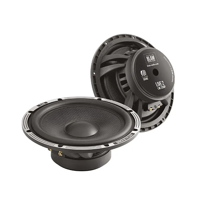 BLAM Live BL-L200-P Power 200mm (8") 200W High Performance 2 Way Component Speaker System