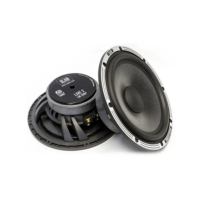 BLAM Live BL-L200-P Power 200mm (8") 200W High Performance 2 Way Component Speaker System