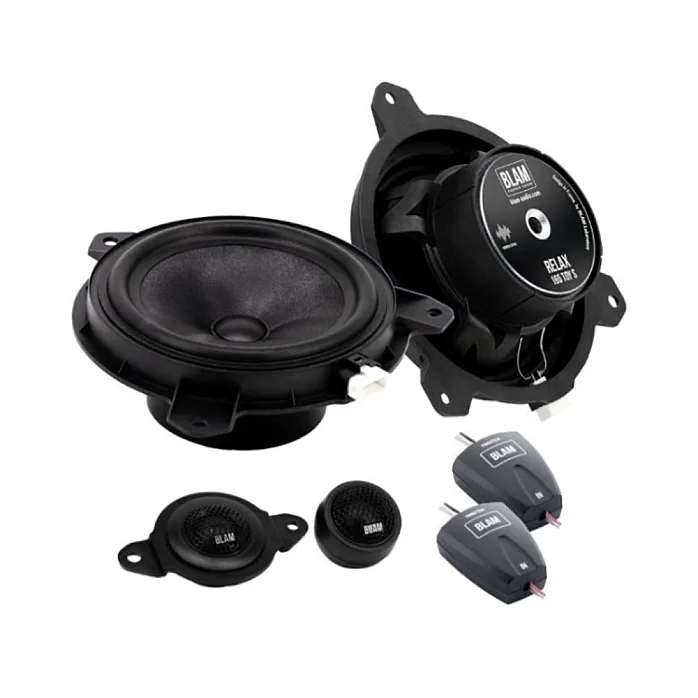 BLAM BL-165TOY-S 6.5" (165mm) 2-Way Fiberglass Cone Component Speakers For Toyota