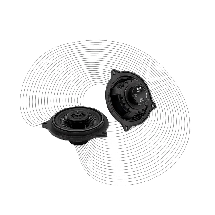 BLAM BL-BM100NC BLAM RELAX BMW / Mini 100 mm (4") 2 Ohm, 2-Way Coaxial Car speakers (PAIR)