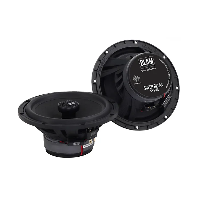 BLAM Super Relax BL-SR165C 6.5" (165mm) Hi-efficiency 3 ohm Coaxial Car Speakers