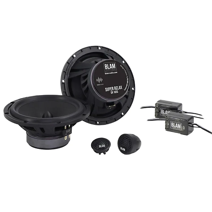 BLAM Super Relax BL-SR165S 165mm (6.5") Hi Sensitivity 3ohm 2-Way Component Car Speakers