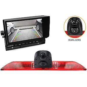 InCarTec CK-FOR-01-DUAL Ford Transit Dual Lens High Level Brake Light Camera And Monitor Kit