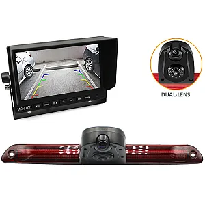 InCarTec CK-MBZ-01-DUAL Volkswagen Dual Lens High Level Brake Light Camera And Monitor Kit