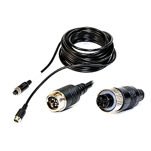 InCarTec CVC-CB-02-10 4 Pin Male to Female Camera Extension Cable (10 Metres)