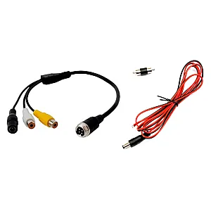 InCarTec CVC-CB-09 4 Pin Male to RCA Phono Converter Cable (With Male Adaptor)