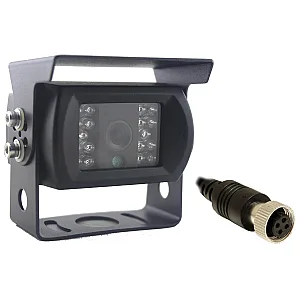 InCarTec CVC-UNI-300 Black Rear View Heavy Duty Camera with Adjustable Bracket NTSC