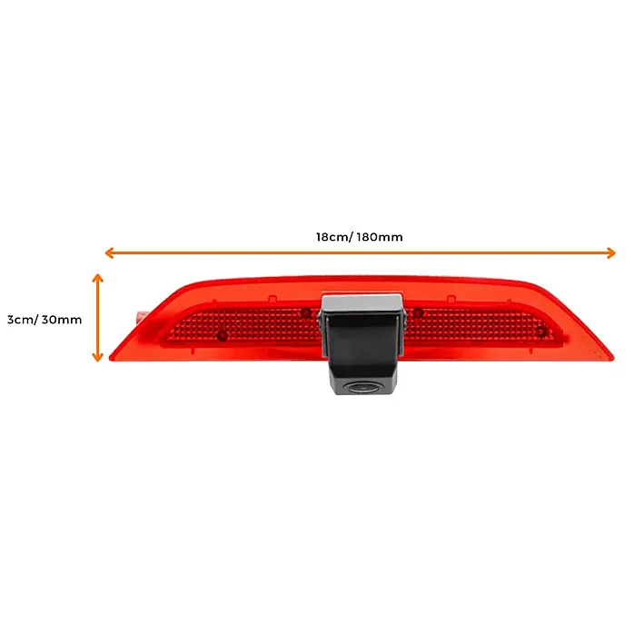 InCarTec CVC-VW-006 Volkswagen Caddy 2020> High Level Brake Light Reverse View Camera