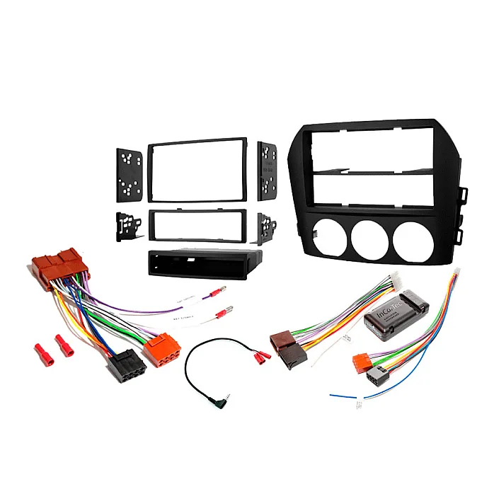 InCarTec FK-262-RES Mazda MX5 2006-2009 WITH BOSE Complete Single/Double Din Fitting Kit (RESISTIVE PROGRAMMABLE)