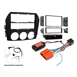 Mazda MX-5 (2005-2009) Single / Double DIN Car Stereo Upgrade Fitting Kit (with SWC)