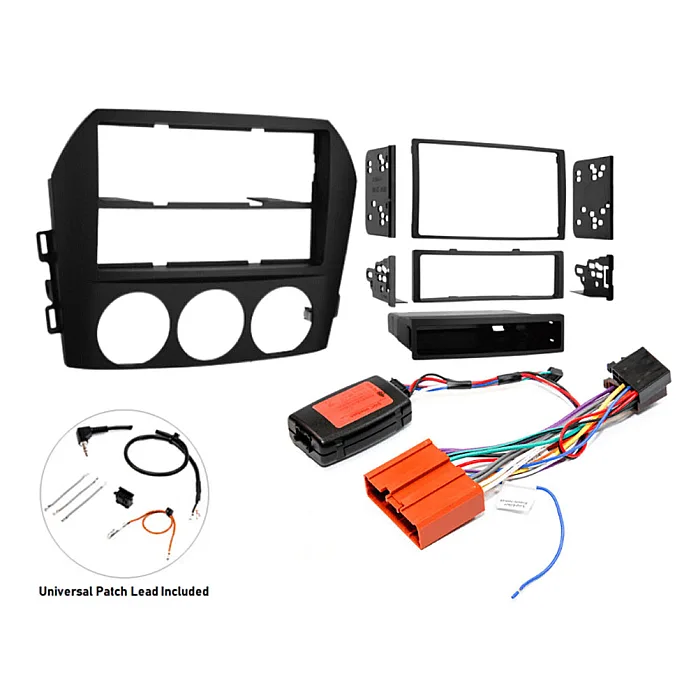 InCarTec FK-262-SWC Mazda MX-5 (2005-2009) Single / Double Din Car Stereo Upgrade Fitting Kit (WITH STEERING CONTROLS)