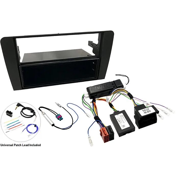 InCarTec FK-271-SWC Audi A3 Single/Double DIN Fitting Kit With CANBus/Steering Wheel Control Interface