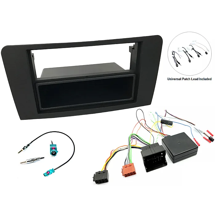 InCarTec FK-293.V3 Mercedes M-Class. Single/Double DIN Stereo Upgrade Fitting Kit (BASIC AUDIO)