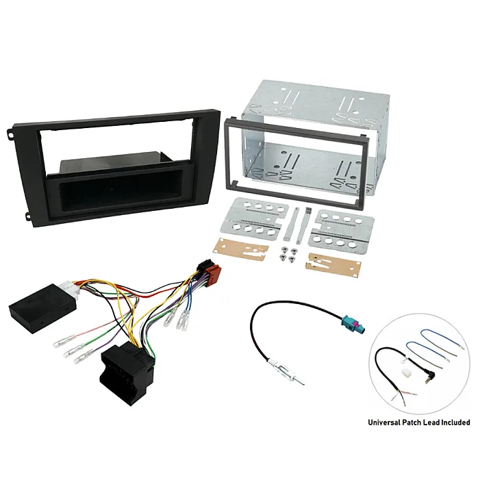 InCarTec FK-324-QUAD Porsche Cayenne Single / Double Din Stereo Fitting Kit (CDR30/ PCM3.0/ STANDARD AUDIO)