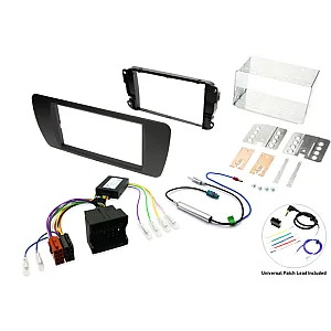 Seat Ibiza (2008-2017) Double Din Car Stereo Upgrade Fitting Kit (MATT BLACK)