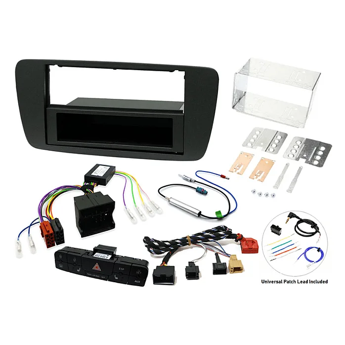 InCarTec FK-342P3-HEAT Seat Ibiza Heated Seats Single/Double Din Car Stereo Upgrade Fitting Kit
