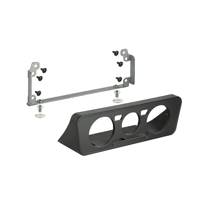 InCarTec FK-442-IGN01 Skoda Citigo (2011-2016) Double Din Stereo Fitting Kit (Without SWC / Matt Black)