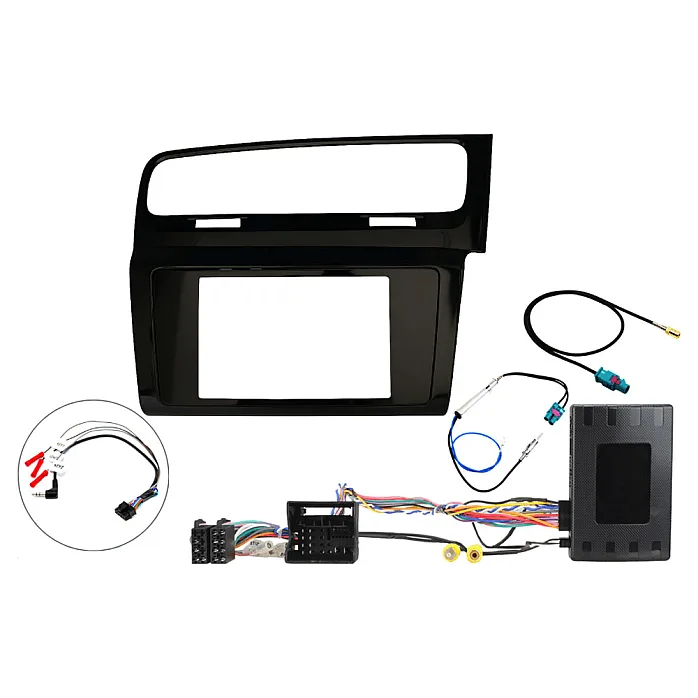 InCarTec FK-554-SWC VW Golf MK7 (2012–2016) Double Din Stereo Upgrade Fitting Kit (Composition Media / Discover Pro)