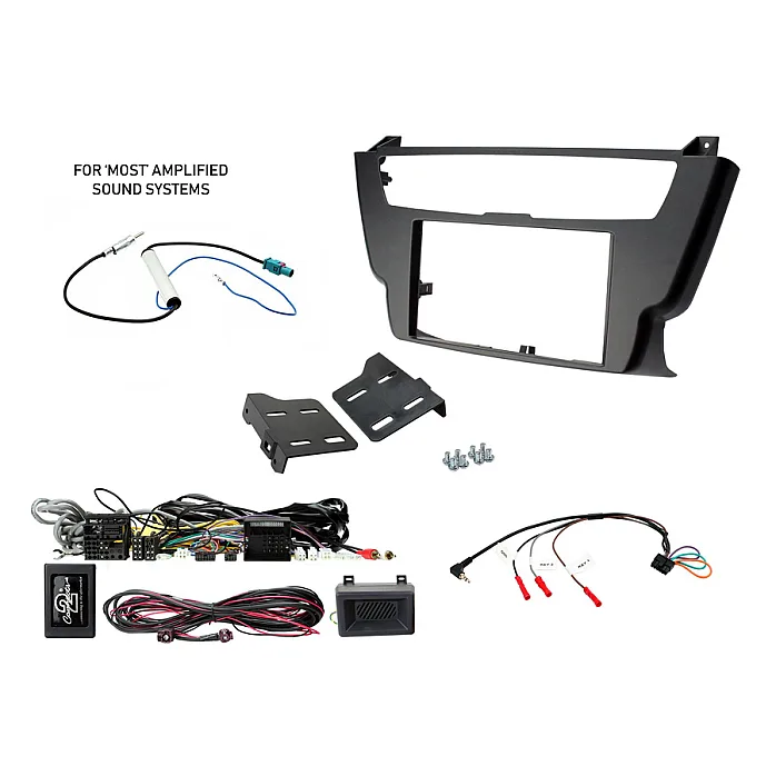 InCarTec FK-556-A BMW Double Din Complete Stereo Upgrade Fitting Kit (MOST AMPLIFIED MODELS)