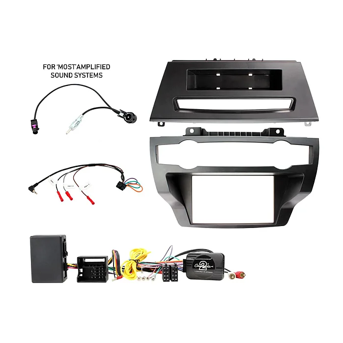 InCarTec FK-557-A BMW Double Din Complete Stereo Upgrade Fitting Kit (MOST AMPLIFIED MODELS)