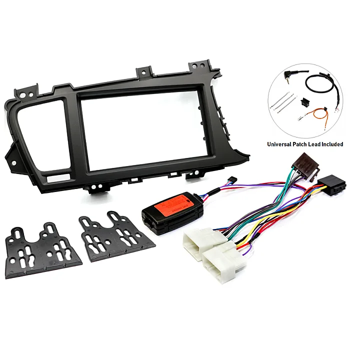 InCarTec FK-587 Kia Complete Double Din Stereo Upgrade Fitting Kit (BASIC AUDIO)