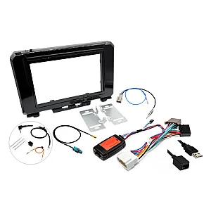 InCarTec FK-605-USB Suzuki Jimny 2018> Double Din Stereo Upgrade Fitting Kit with SWC, DAB & USB Retention