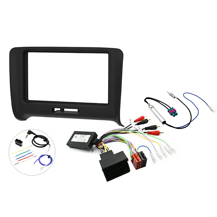 InCarTec FK-622 Audi TT 8J (AMPLIFIED SYSTEMS) Double Din Car Stereo Upgrade Fitting Kit (WITH STEERING CONTROLS)