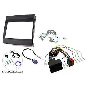 InCarTec FK-632-CDR31-SWC Porsche Cayenne Double Din Stereo Fitting Kit (CDR31/ STANDARD AUDIO)