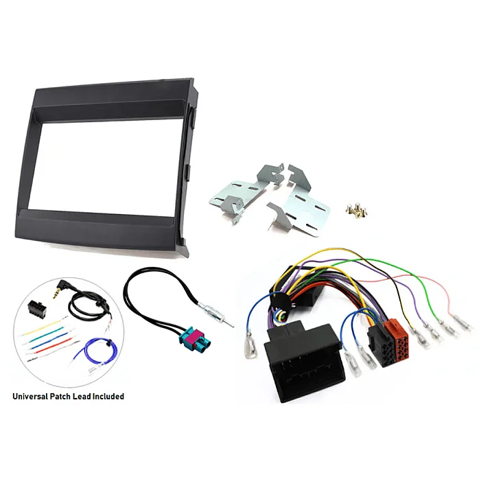 InCarTec FK-632-CDR31-SWC Porsche Cayenne Double Din Stereo Fitting Kit (CDR31/ STANDARD AUDIO)