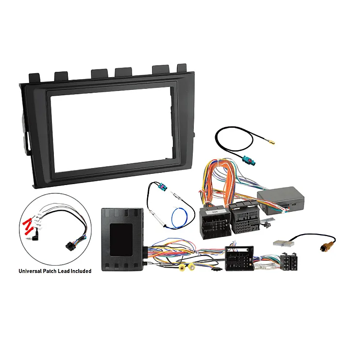 InCarTec FK-635-ECALL VW Transporter T6.1 (2019-2023) Double Din Stereo Fitting Kit with SWC, Camera & E-Call Retention
