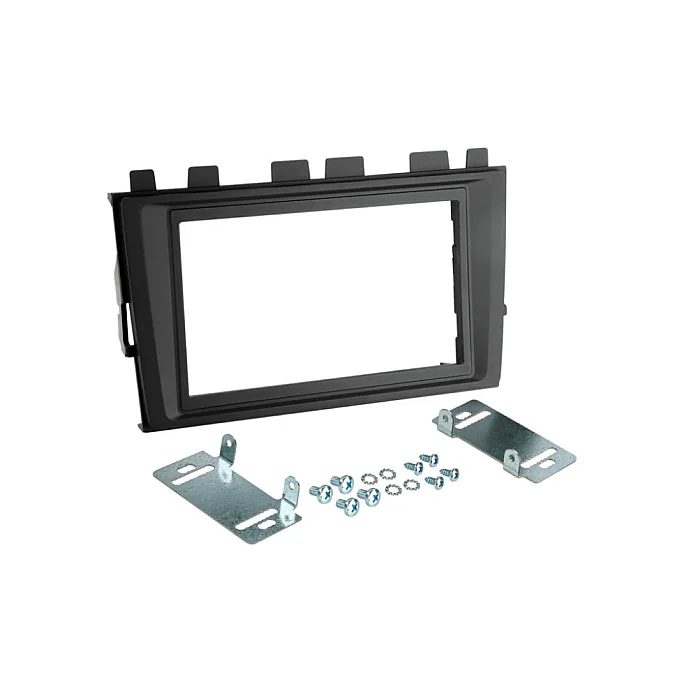 InCarTec FK-635-ECALL VW Transporter T6.1 (2019-2023) Double Din Stereo Fitting Kit with SWC, Camera & E-Call Retention