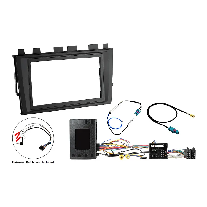 InCarTec FK-635-SWC VW Transporter T6.1 (2019-2023) Double Din Stereo Fitting Kit with Steering Wheel Controls