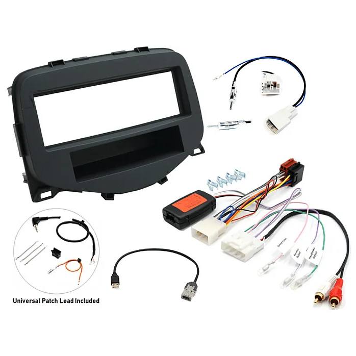 InCarTec FK-652-SWC Citroen C1 (2014-2021) Single Din Car Stereo Upgrade Fitting Kit (With Steering Control)