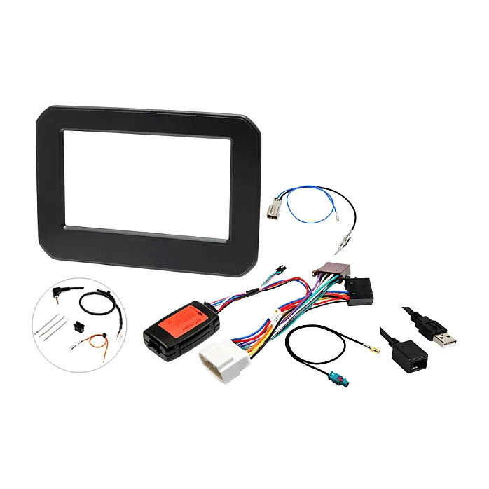 InCarTec FK-697-USB Suzuki Ignis 2017 Onwards Double Din Stereo Fitting Kit With SWC, DAB & USB Retention