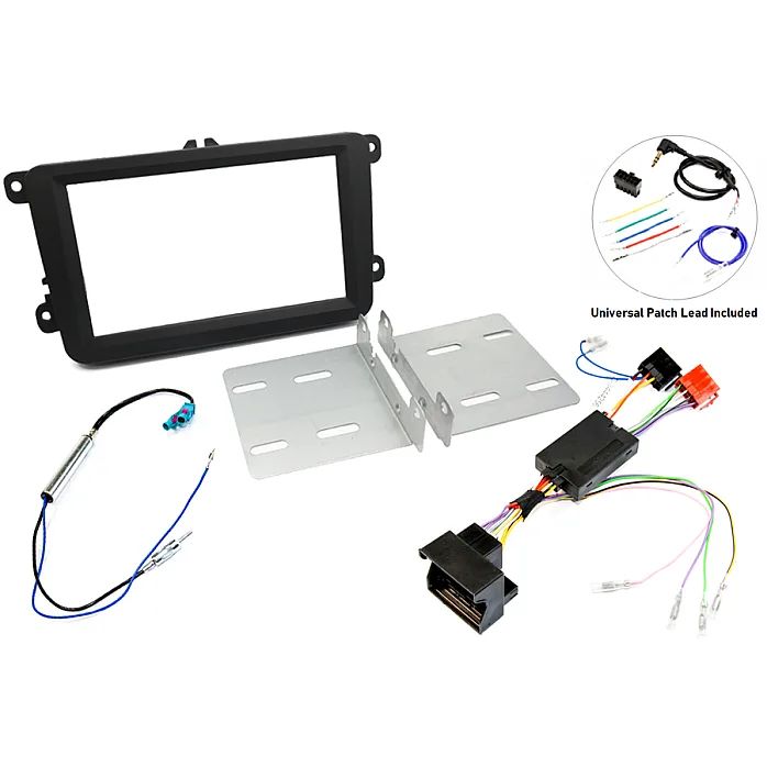 InCar Tec FK-699-SWC1-T Volkswagen Double Din Stereo Upgrade Fitting Kit