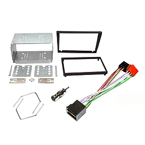 InCarTec FK-700-ISO Vauxhall/Opel Double Din Car Stereo Matt Black Fitting Kit (WITHOUT SWC)