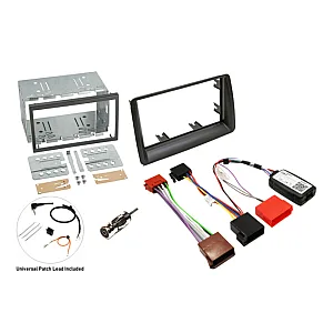 InCarTec FK-704-SWC Fiat Panda (2004-2012) Double Din Car Stereo Fitting Kit (WITH SWC)