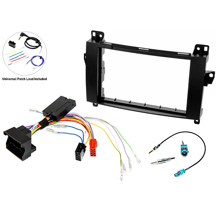 InCar Tec FK-711-4 Mercedes Vito Double Din Stereo Upgrade Fitting Kit