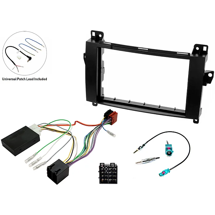 InCarTec FK-711-5 Mercedes Sprinter, Viano, Vito (AUDIO 5) Double DIN Car Stereo Upgrade Fitting Kit