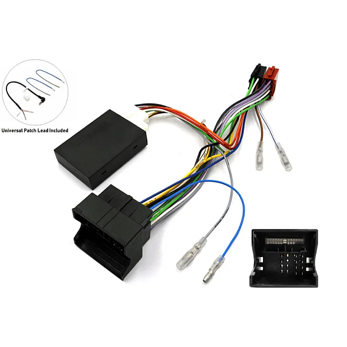 InCarTec FK-711-NTG2.5 Mercedes Double Din Stereo Upgrade Fitting Kit With Steering Controls (QUADLOCK)