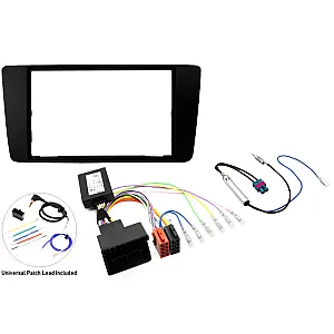 InCarTec FK-713-SWC2-D Skoda Yeti Double Din Stereo Upgrade Fitting Kit (Steering wheel controls) With Double Fakra