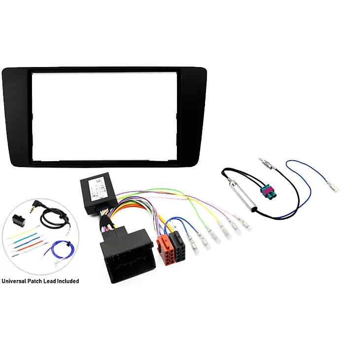 InCarTec FK-713-SWC2-D Skoda Yeti Double Din Stereo Upgrade Fitting Kit (Steering wheel controls) With Double Fakra